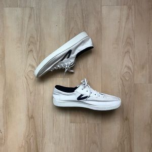 Tretorn of Sweden sneakers. White canvas